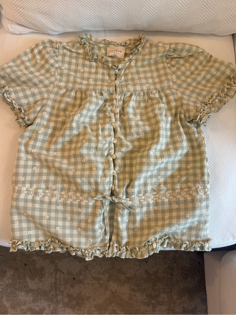 SHENALI SHIRT size 4. In pattern sun embroidered - Picture 6 of 8
